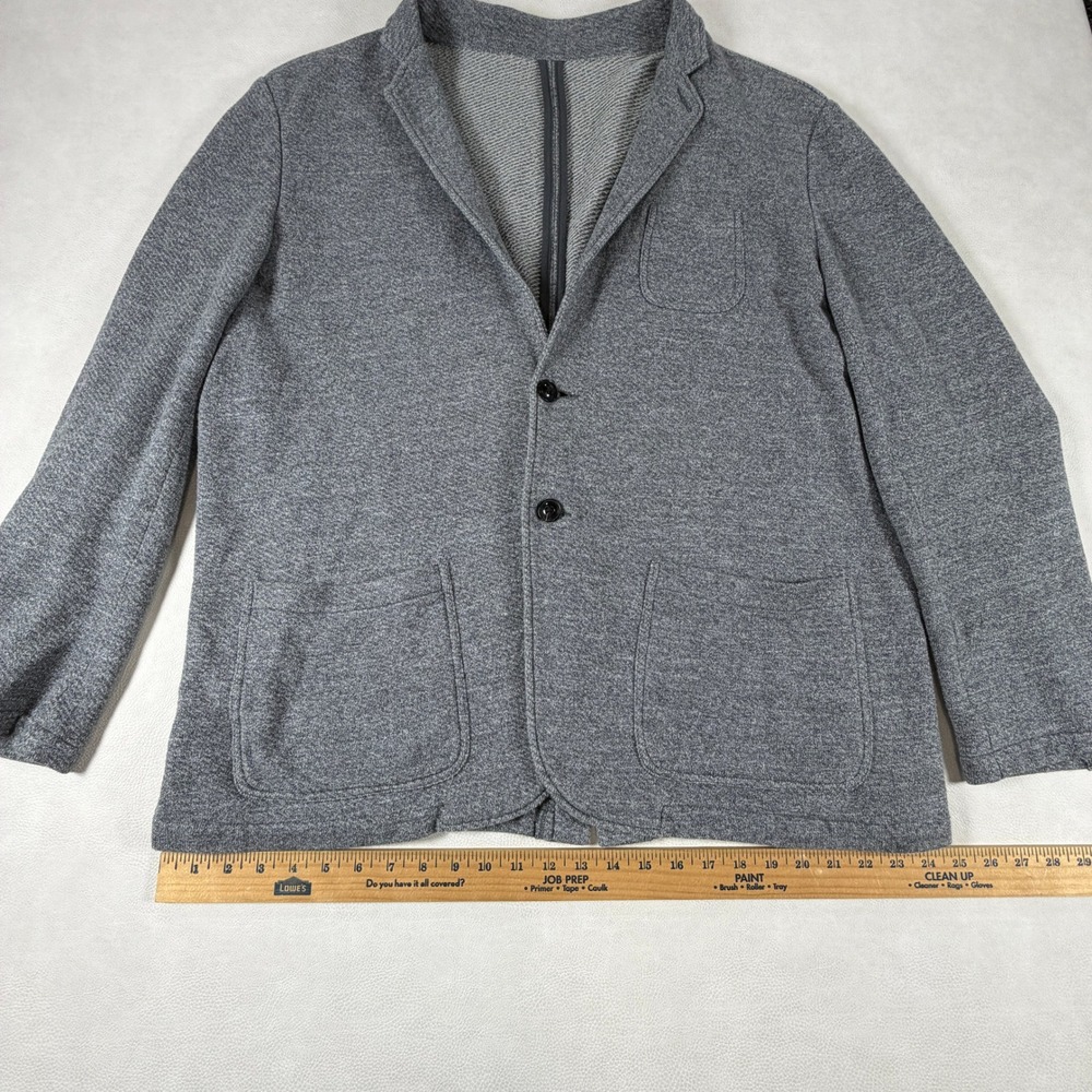 Faherty Inlet Knit Blazer Jacket Men's Size XXL Heather Gray Sport Coat - Picture 12 of 16